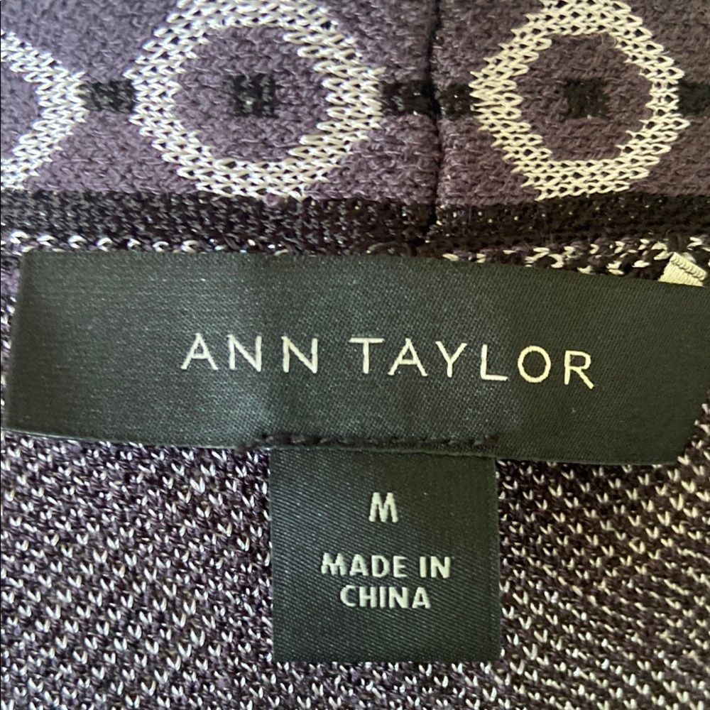 Ann Taylor Geometric Patterned Long Cardigan - image 3